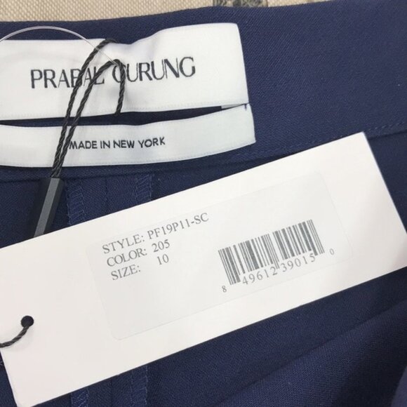 PRABAL GURUNG Women's Crop Silk Pant - Picture 8 of 10